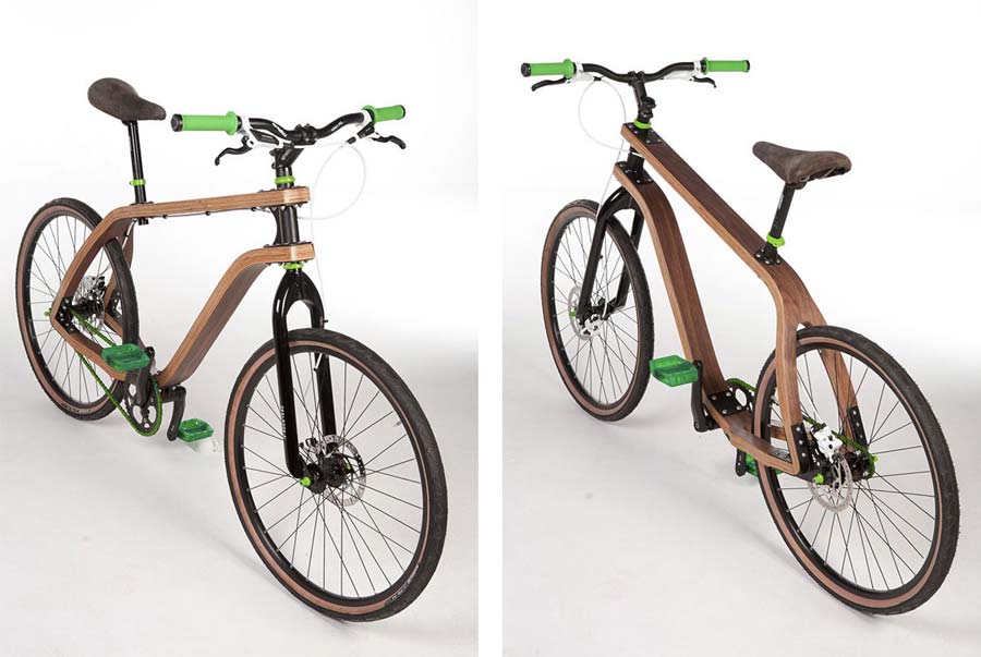 wooden bicycle